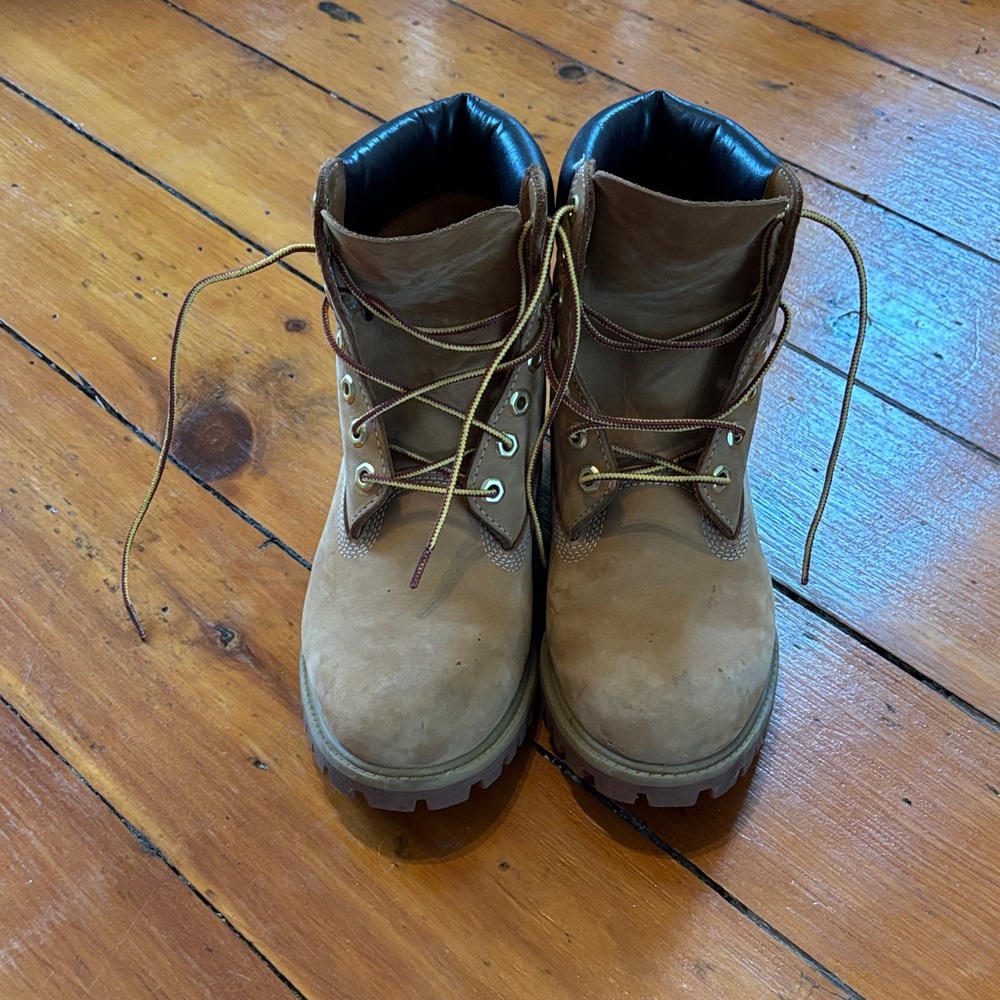 Timberland Men's Brown Leather Boots Size 8